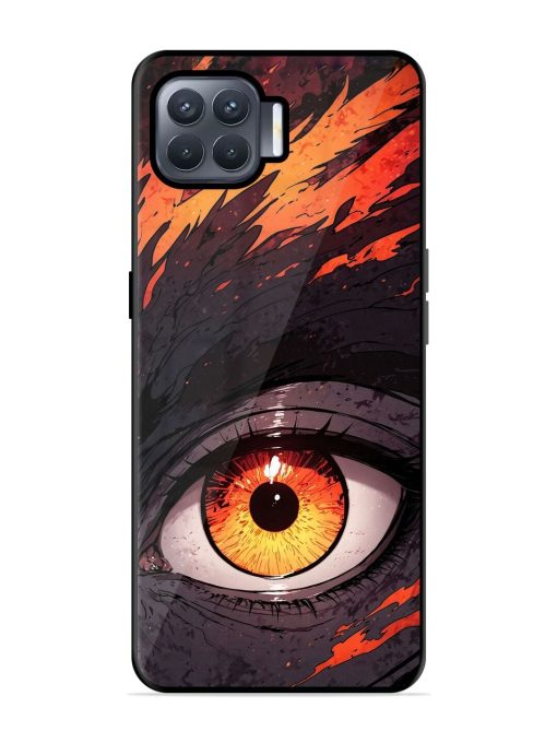 Inferno Gaze Glossy Soft Edge Case for Oppo F17 Pro Chachhi