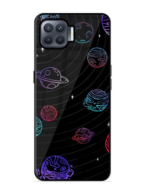 Cosmic Ballet Glossy Soft Edge Case for Oppo F17 Pro Chachhi