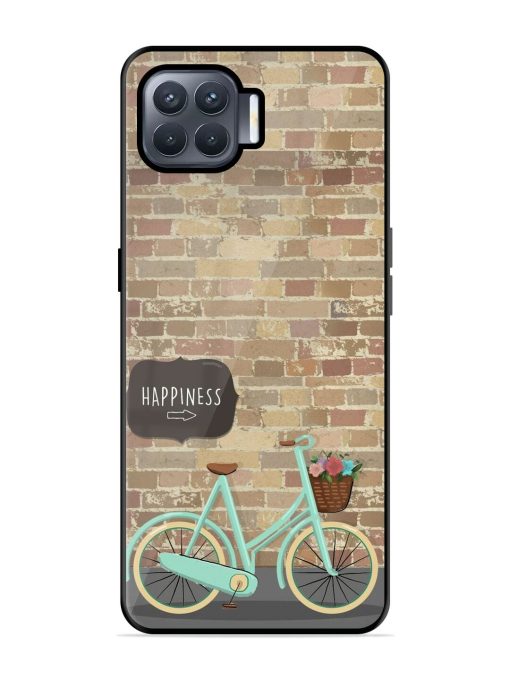 Pedaling Towards Happiness Glossy Soft Edge Case for Oppo F17 Pro Chachhi