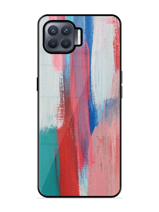 Colorful Chaos Glossy Soft Edge Case for Oppo F17 Pro Chachhi