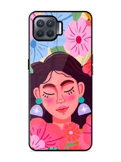 Blooming Serenity Glossy Soft Edge Case for Oppo F17 Pro Chachhi