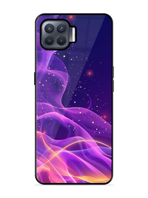 Cosmic Currents Glossy Soft Edge Case for Oppo F17 Pro Chachhi