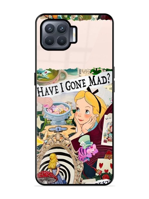 Mad Hatter'S Collage Glossy Soft Edge Case for Oppo F17 Pro Chachhi