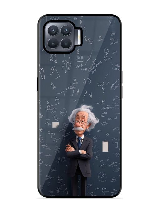 Albert Einstein Glossy Soft Edge Case for Oppo F17 Pro Chachhi