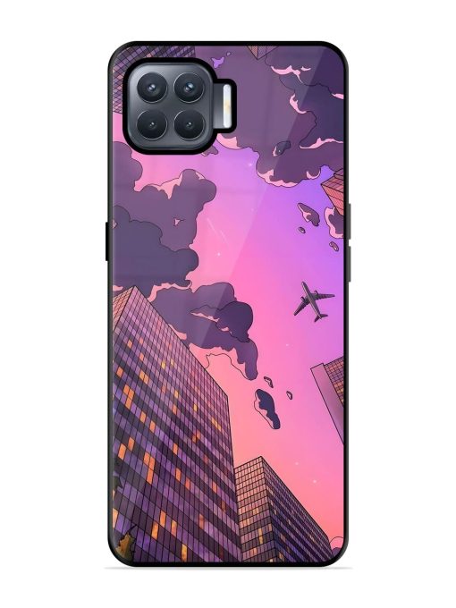 Urban Twilight Glossy Soft Edge Case for Oppo F17 Pro Chachhi