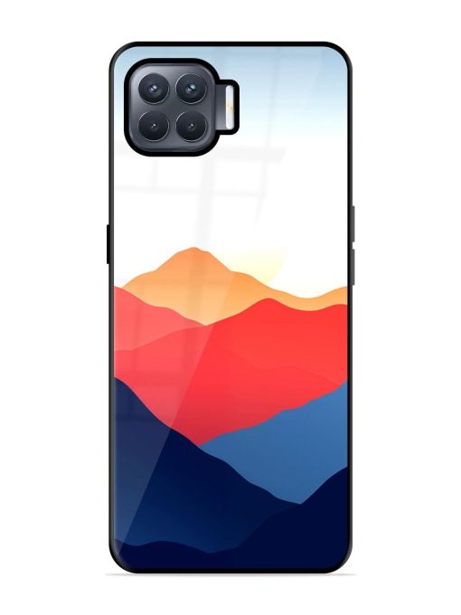 Sunset Peaks Glossy Soft Edge Case for Oppo F17 Pro Chachhi