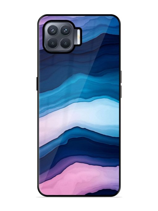 Oceanic Layers Glossy Soft Edge Case for Oppo F17 Pro Chachhi