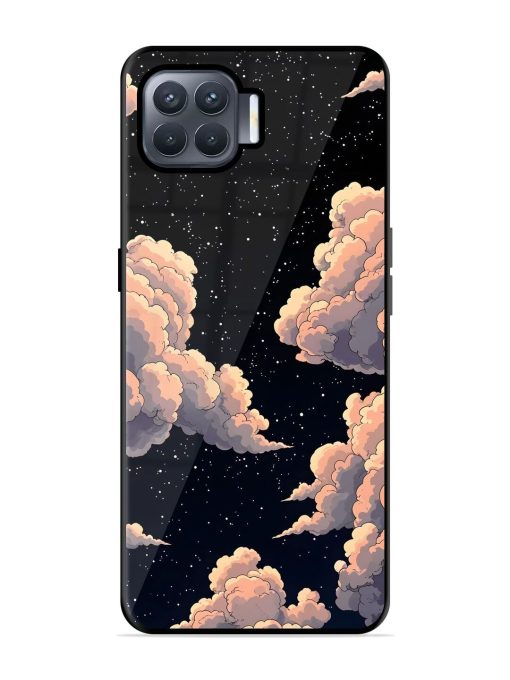 Starry Night Dreams Glossy Soft Edge Case for Oppo F17 Pro Chachhi