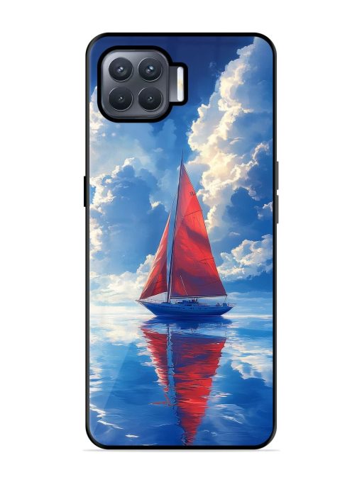 Crimson Sails Glossy Soft Edge Case for Oppo F17 Pro Chachhi