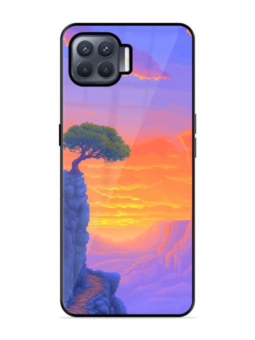 Cliffside Solitude Glossy Soft Edge Case for Oppo F17 Pro Chachhi