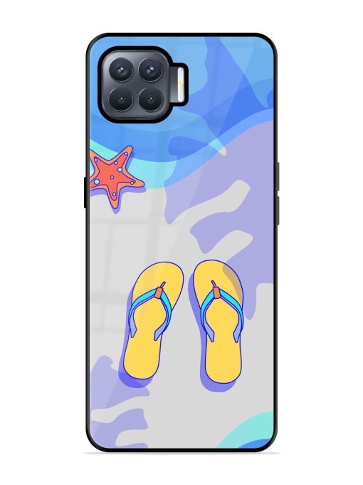 Sandy Toes And Salty Seas Glossy Soft Edge Case for Oppo F17 Pro Chachhi