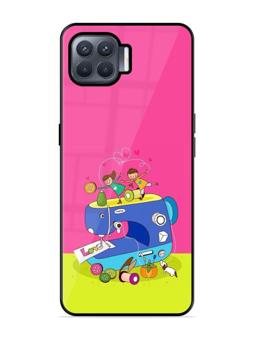 Sew Cute Glossy Soft Edge Case for Oppo F17 Pro Chachhi