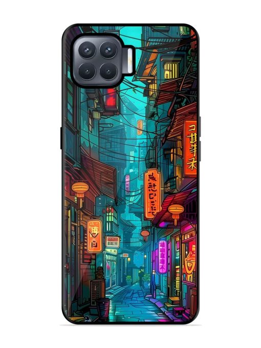 Neon Nightscape Glossy Soft Edge Case for Oppo F17 Pro Chachhi