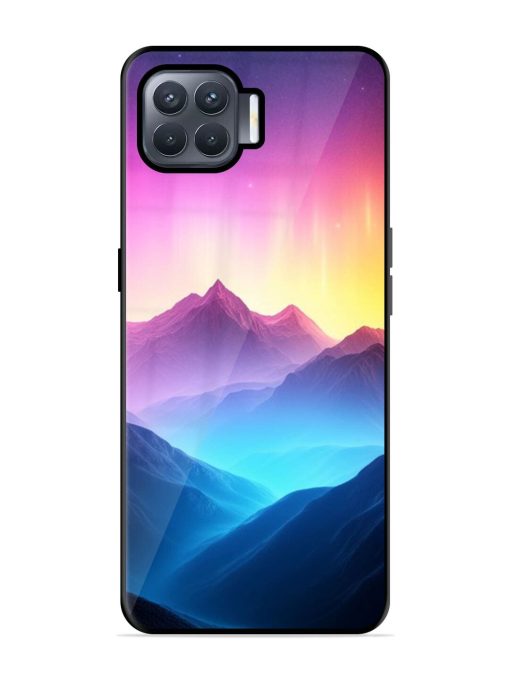 Cosmic Mountains Glossy Soft Edge Case for Oppo F17 Pro Chachhi