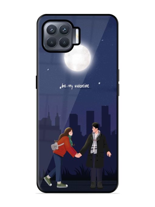 Moonlight Proposal Glossy Soft Edge Case for Oppo F17 Pro Chachhi