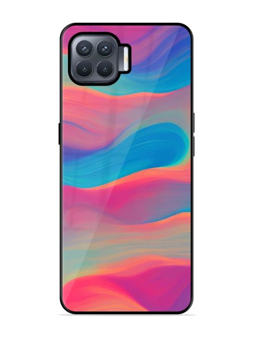 Wavy Wonder Glossy Soft Edge Case for Oppo F17 Pro Chachhi