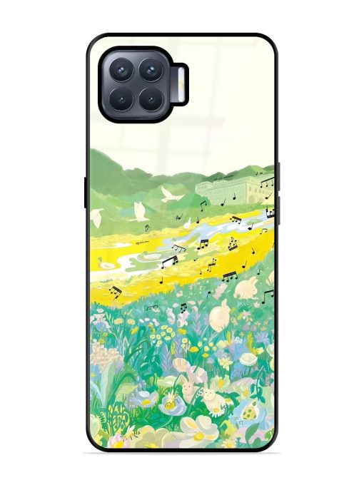 Melody In Bloom Glossy Soft Edge Case for Oppo F17 Pro Chachhi