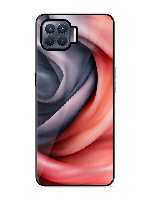 Swirling Silk Glossy Soft Edge Case for Oppo F17 Pro Chachhi