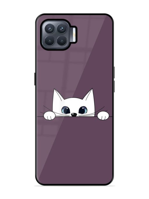 Peek-A-Boo Kitty Glossy Soft Edge Case for Oppo F17 Pro Chachhi