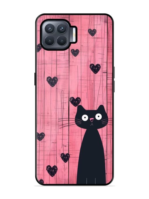 Feline Valentine'S Day Glossy Soft Edge Case for Oppo F17 Pro Chachhi