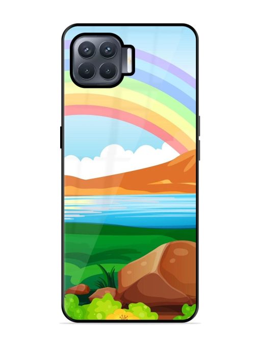 Rainbow Over The Lake Glossy Soft Edge Case for Oppo F17 Pro Chachhi