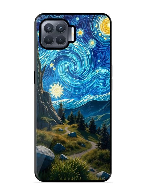 Starry Night In The Shire Glossy Soft Edge Case for Oppo F17 Pro Chachhi