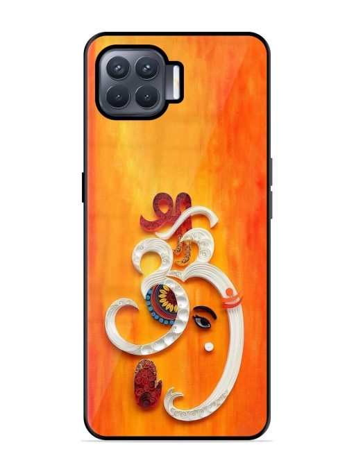 Ganesha In Quilling Art Glossy Soft Edge Case for Oppo F17 Pro Chachhi