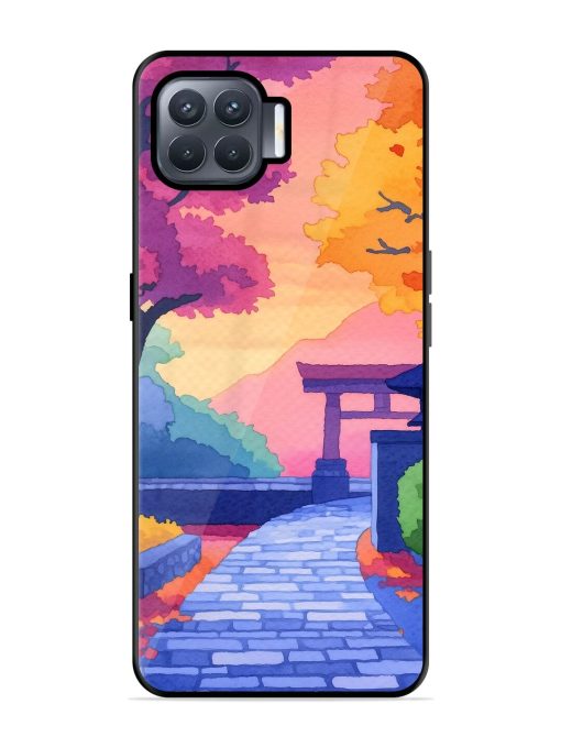 Autumnal Serenity Glossy Soft Edge Case for Oppo F17 Pro Chachhi