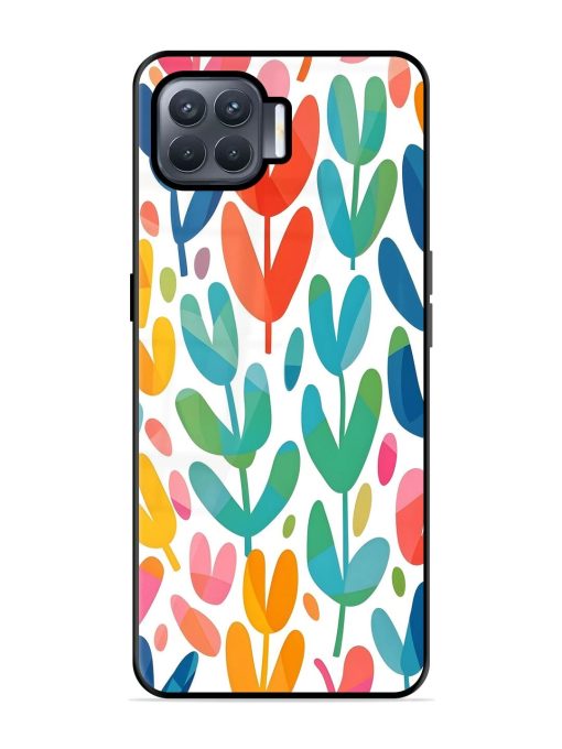 Rainbow Of Blooms Glossy Soft Edge Case for Oppo F17 Pro Chachhi