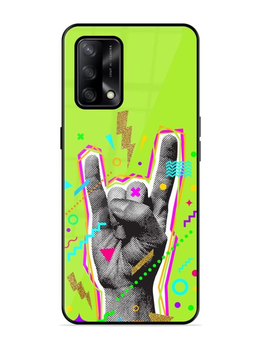 Neon Rock Glossy Soft Edge Case for Oppo F19 Chachhi