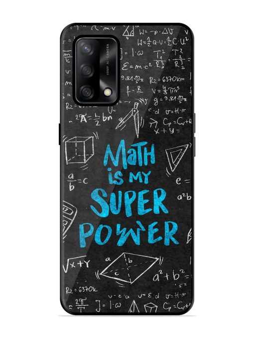 Math Magic Glossy Soft Edge Case for Oppo F19 Chachhi