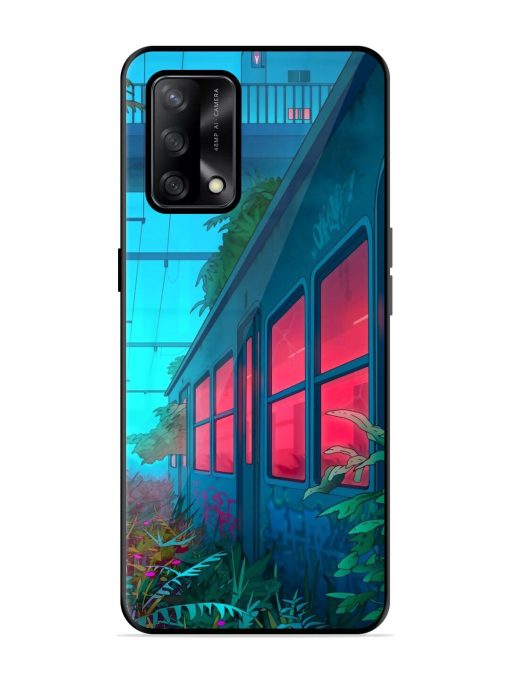 Urban Jungle Glossy Soft Edge Case for Oppo F19 Chachhi