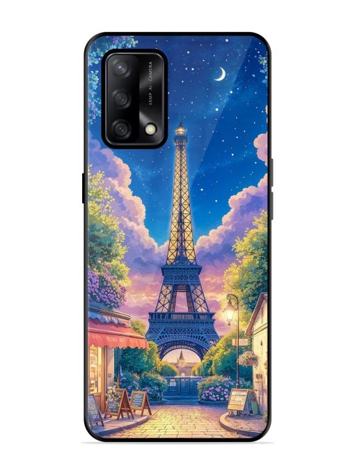 Twilight In Paris Glossy Soft Edge Case for Oppo F19 Chachhi