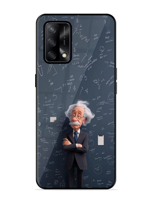 Albert Einstein Glossy Soft Edge Case for Oppo F19 Chachhi