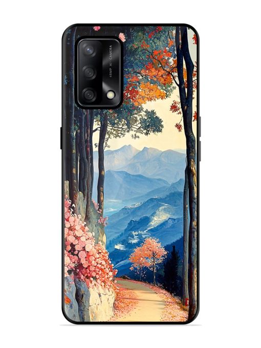 Mountainside Serenity Glossy Soft Edge Case for Oppo F19 Chachhi