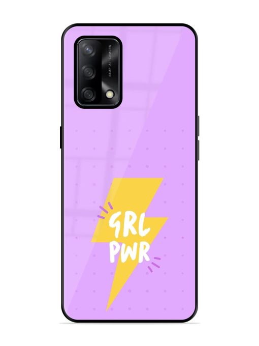 Girl Power Spark Glossy Soft Edge Case for Oppo F19 Chachhi