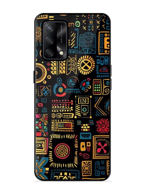 Tribal Tapestry Glossy Soft Edge Case for Oppo F19 Chachhi