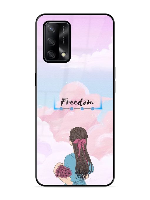 Skyward Dreams Glossy Soft Edge Case for Oppo F19 Chachhi