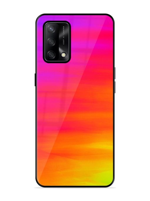 Neon Horizon Glossy Soft Edge Case for Oppo F19 Chachhi