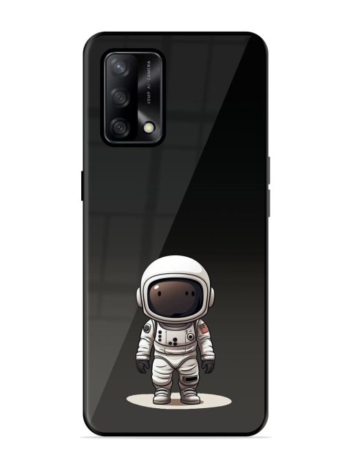 Neon Astronaut Glossy Soft Edge Case for Oppo F19 Chachhi