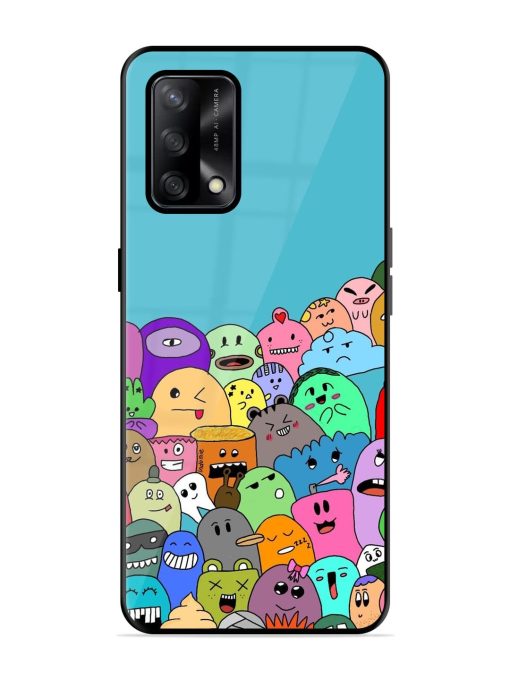 Monster Mash Glossy Soft Edge Case for Oppo F19