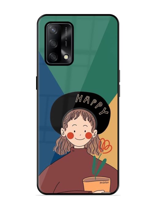 Happy Momo Glossy Soft Edge Case for Oppo F19 Chachhi