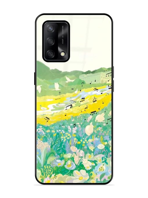 Melody In Bloom Glossy Soft Edge Case for Oppo F19 Chachhi