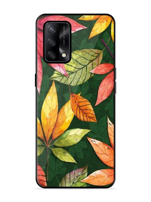 Autumn'S Embrace Glossy Soft Edge Case for Oppo F19 Chachhi