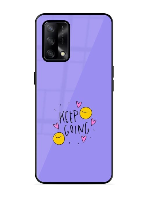 Smiling Through It All Glossy Soft Edge Case for Oppo F19 Chachhi