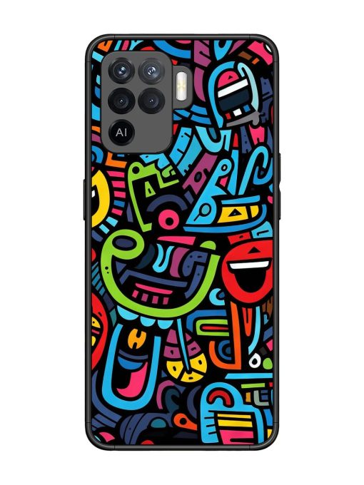 Doodlephoria Glossy Soft Edge Case for Oppo F19 Pro Chachhi