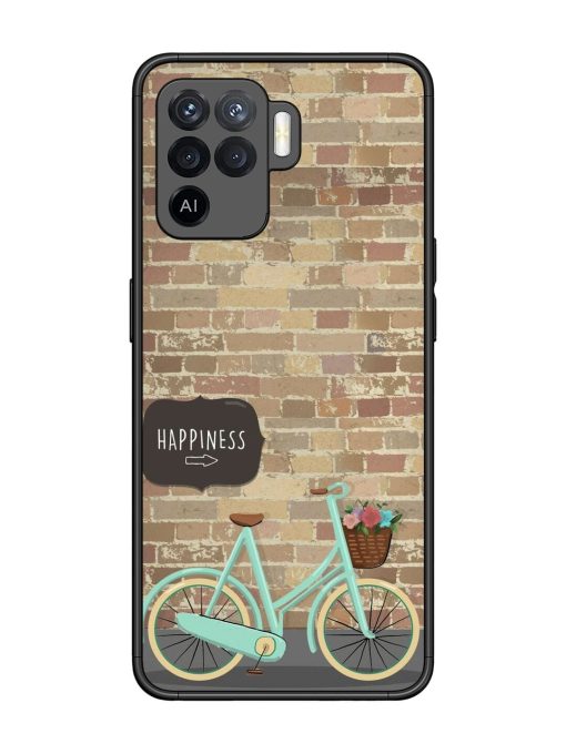 Pedaling Towards Happiness Glossy Soft Edge Case for Oppo F19 Pro Chachhi