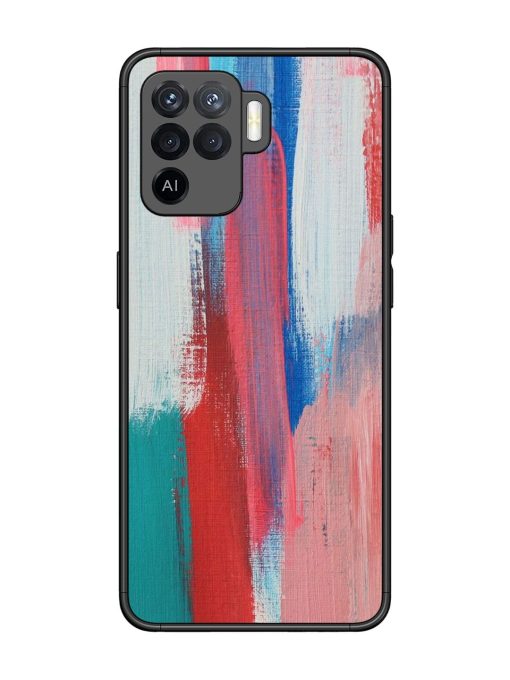 Colorful Chaos Glossy Soft Edge Case for Oppo F19 Pro Chachhi