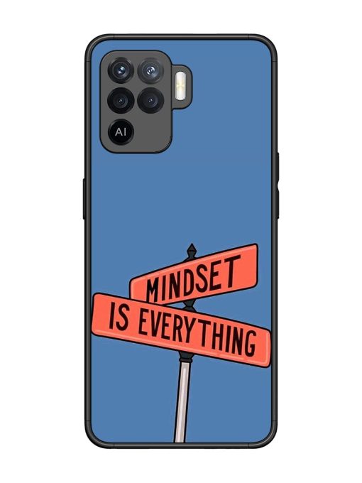 Mindset Matters Glossy Soft Edge Case for Oppo F19 Pro Chachhi