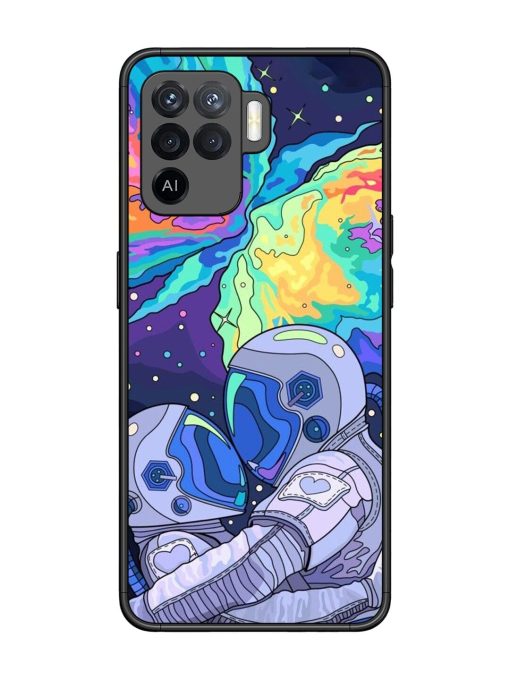 Cosmic Love Glossy Soft Edge Case for Oppo F19 Pro Chachhi